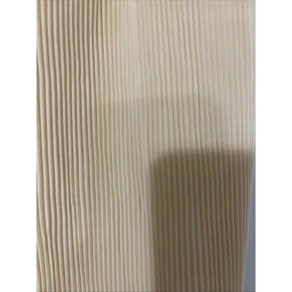 PrettyLittleThing Cream High Waisted Pisse Wide Leg Pants - Size 4 Tall New - Picture 6 of 9